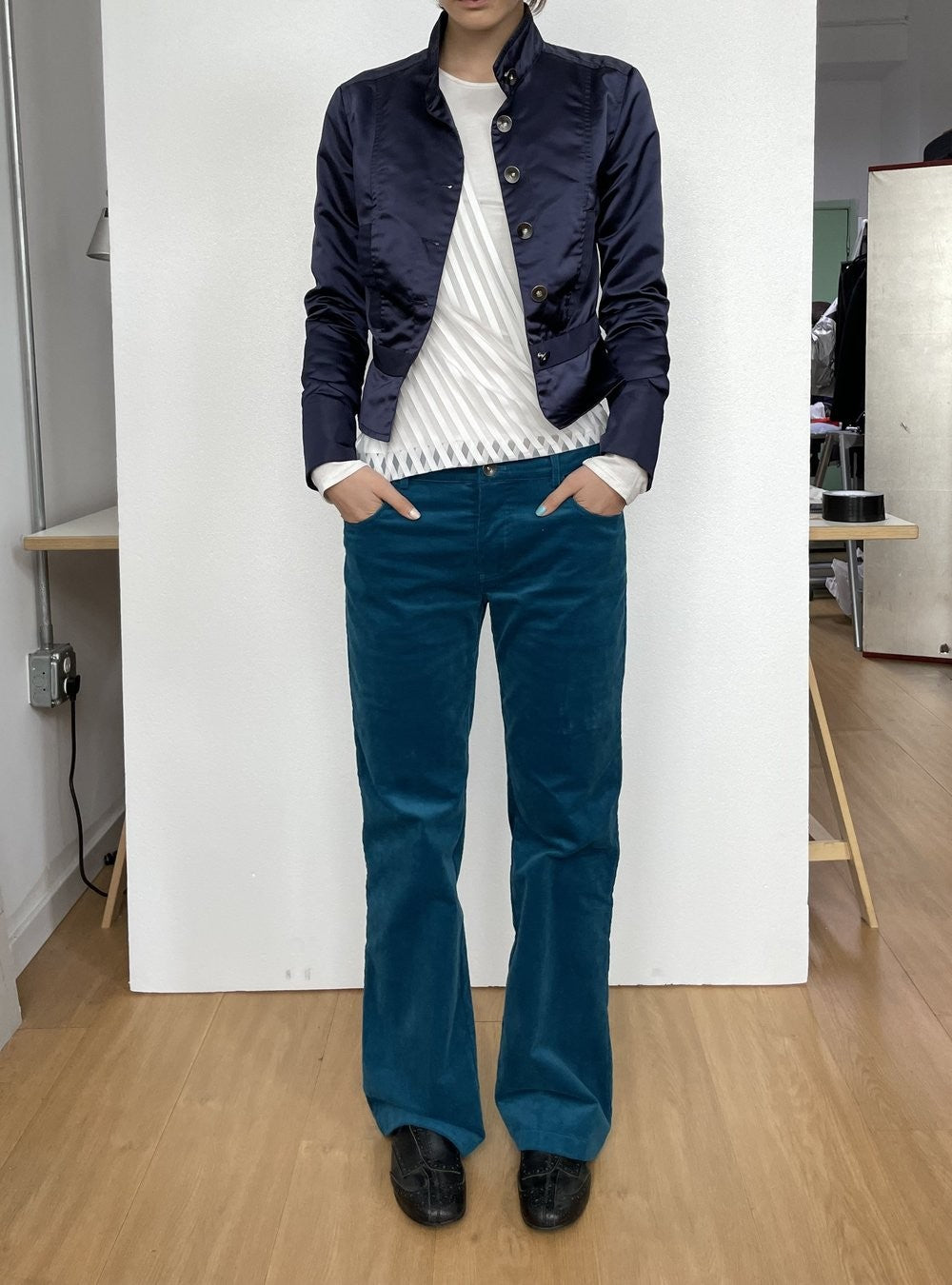 Lake Blue Corduroy Pants