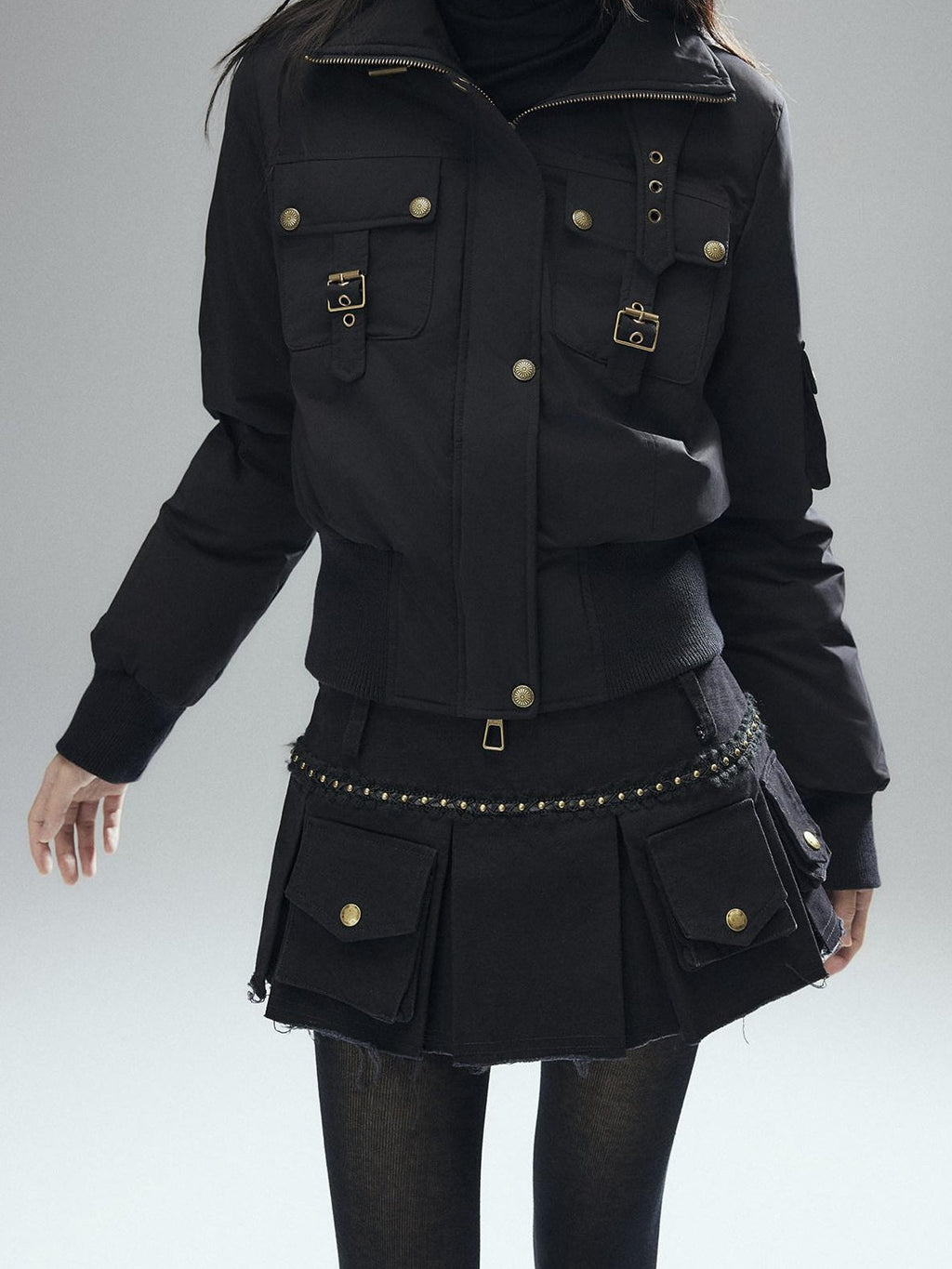 90 Percent White Duck Down Warm Casual Cinched Waist Women Everyday Down Jackets