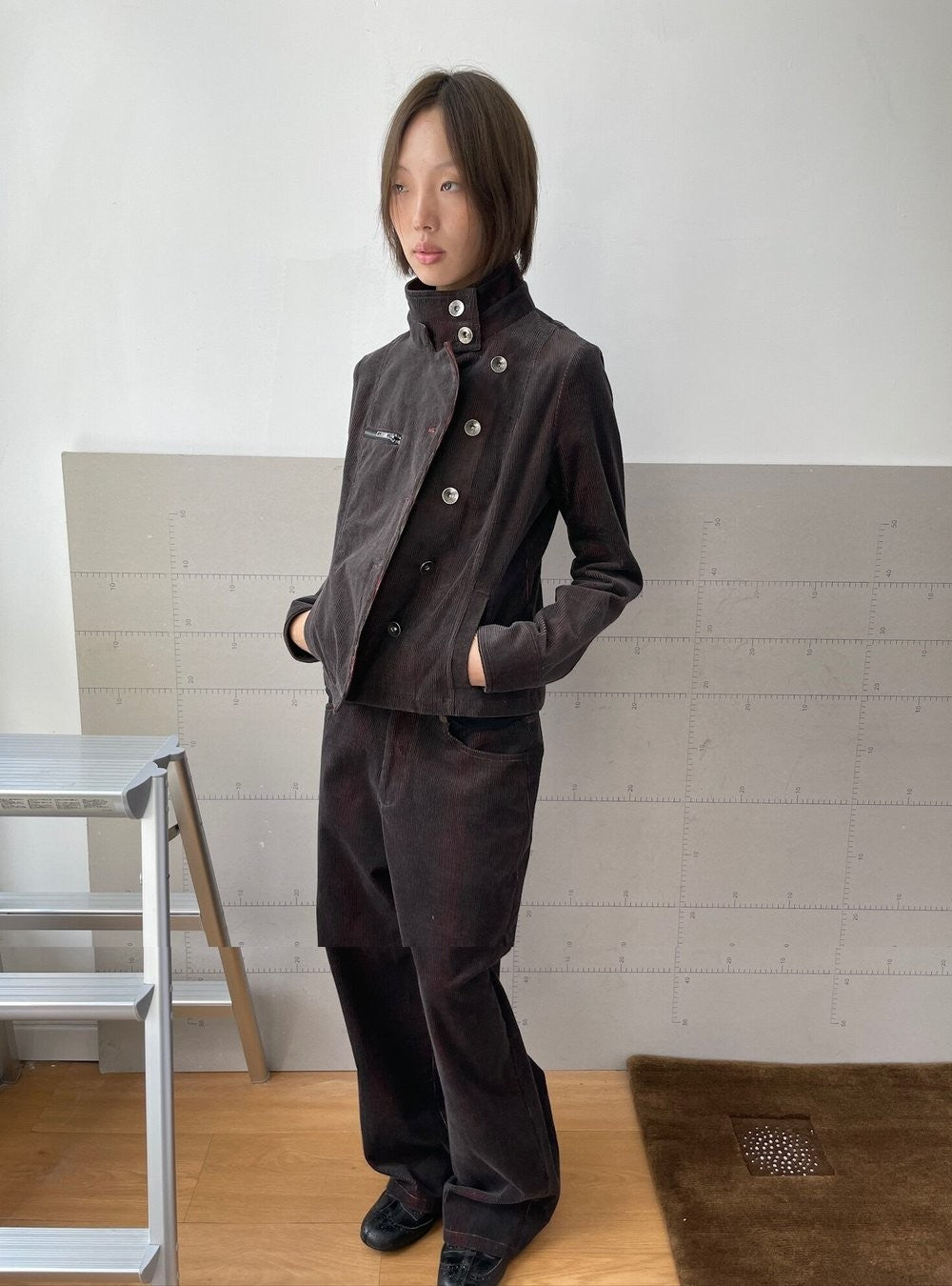 Corduroy Layered Pants