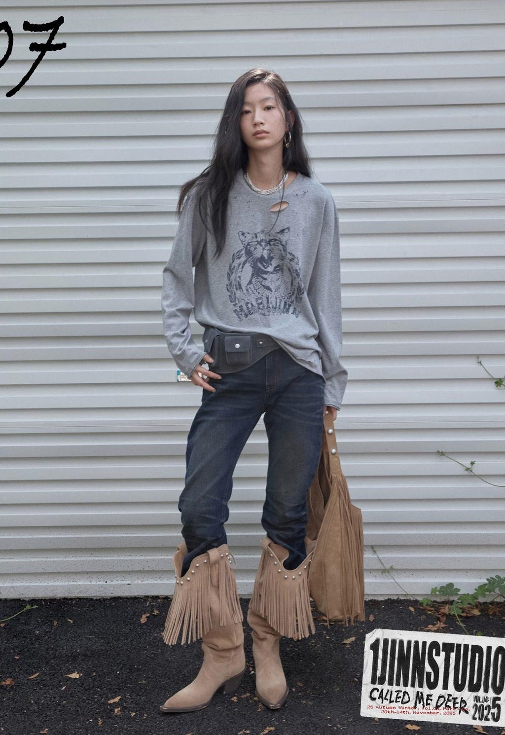 1JINN STUDIO | VINTAGE WHISKERS LOW-WAIST JEANS【ID:TN00070】