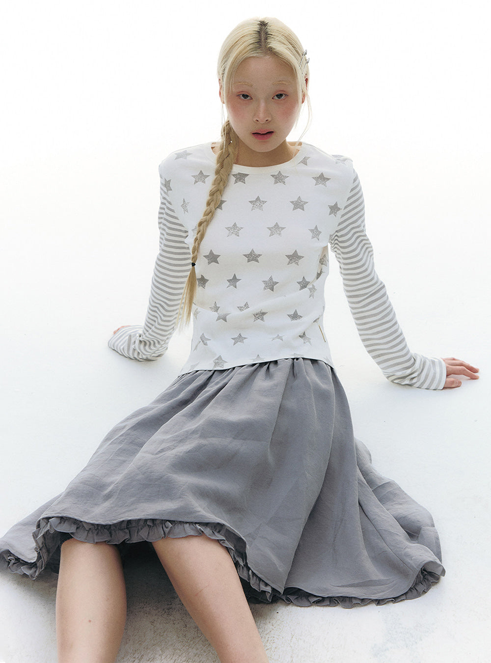 Star Crush Raglan Top (2color)
