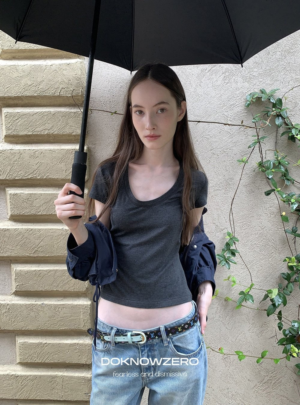 U-Neck Modal Stretch Top (2color)