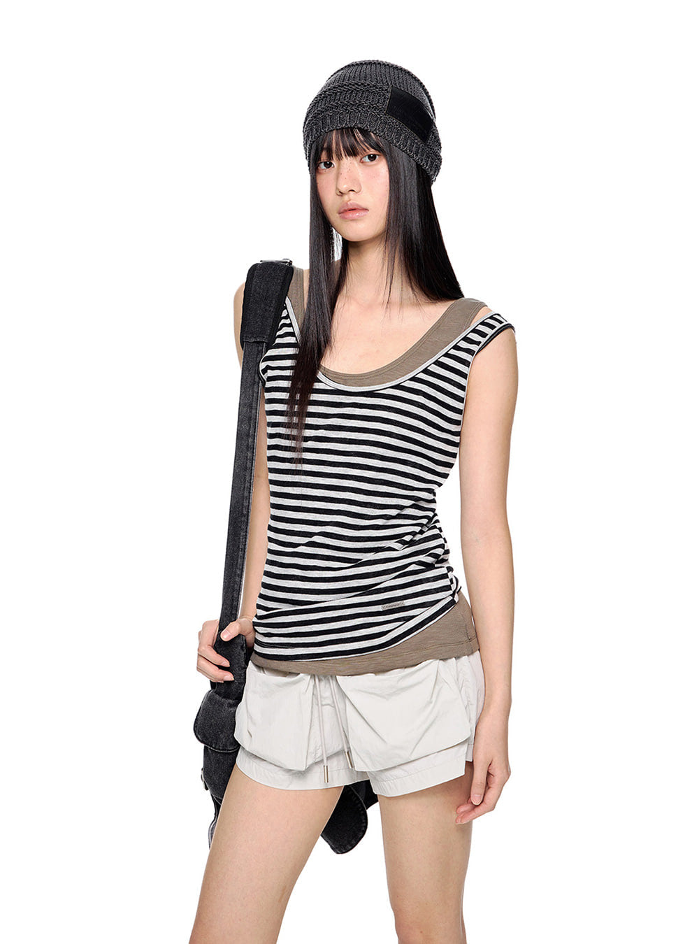 Layer Mix U-Neck Tank Top