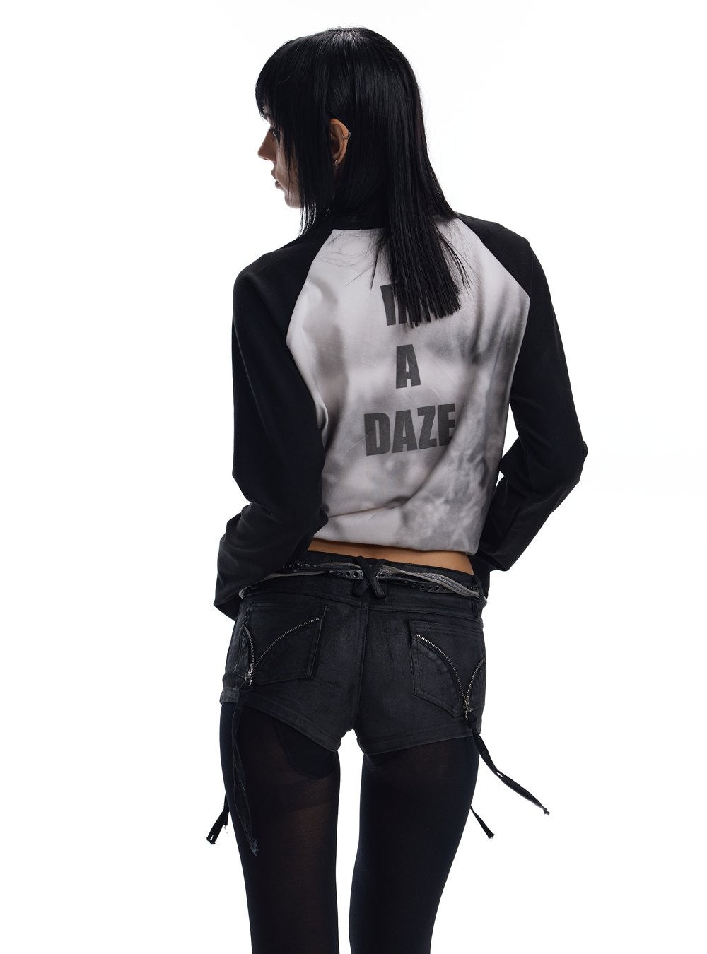 Millennial Portrait Raglan Top