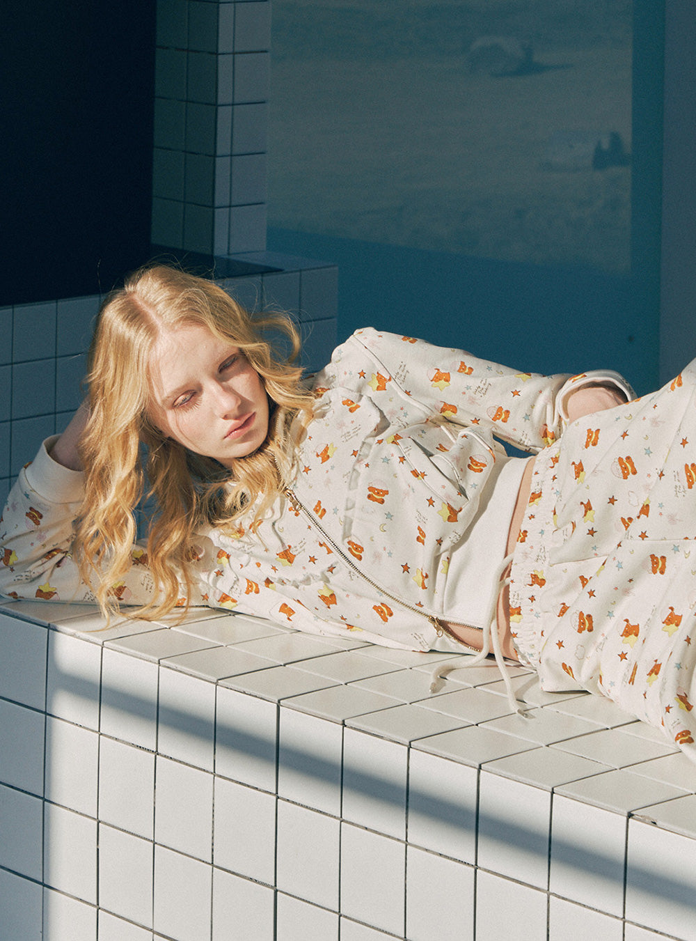 Mini Bear Print Lounge Pants