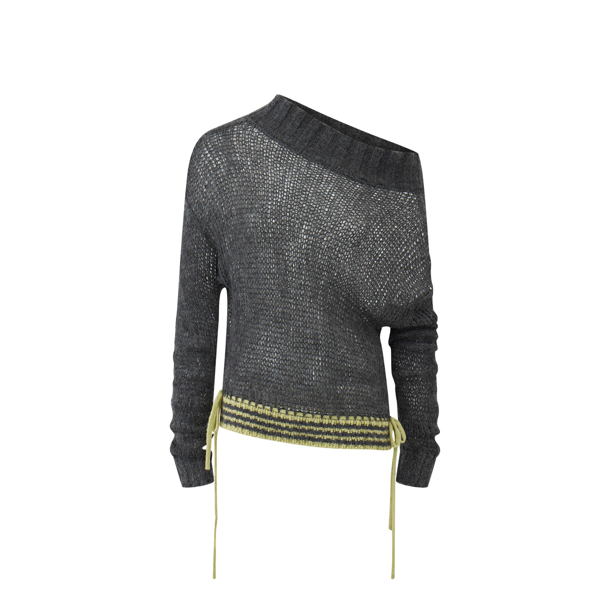 Distressed Halo Knit Top