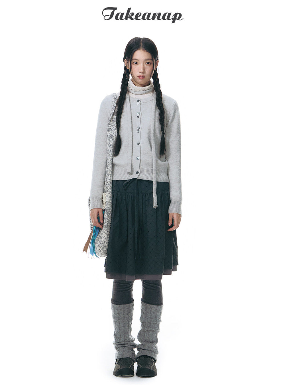 Snow Star High-Neck Top (2color)