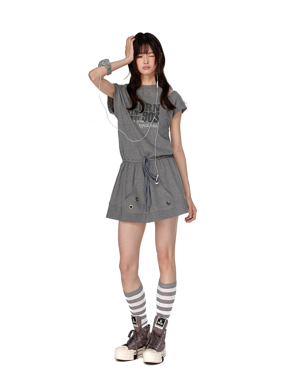 Born In 90s Accent Mini Dress