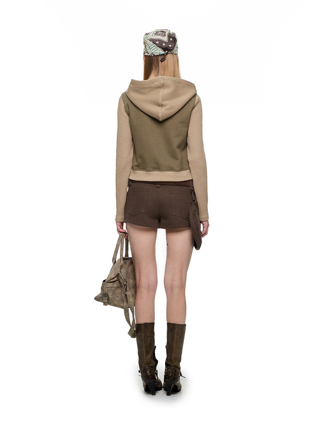Vintage Double Buckle Utility Shorts