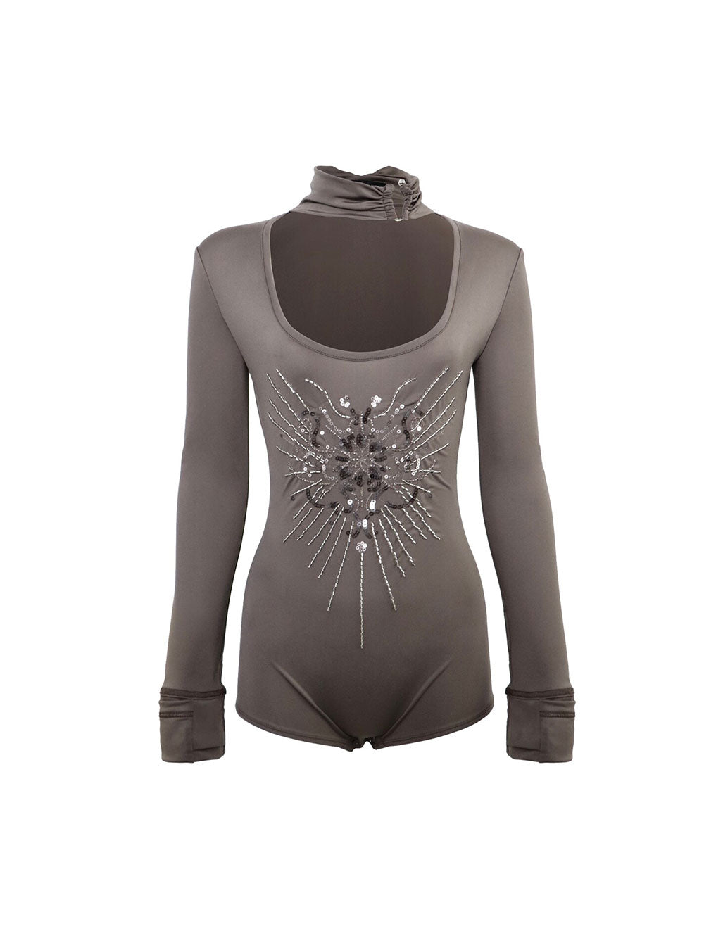 Glow Highneck Bodysuit (2type)