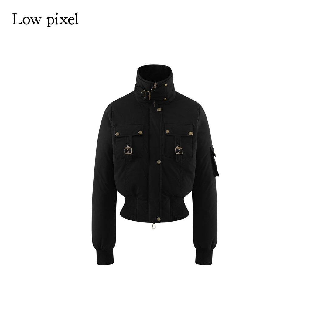 90 Percent White Duck Down Warm Casual Cinched Waist Women Everyday Down Jackets