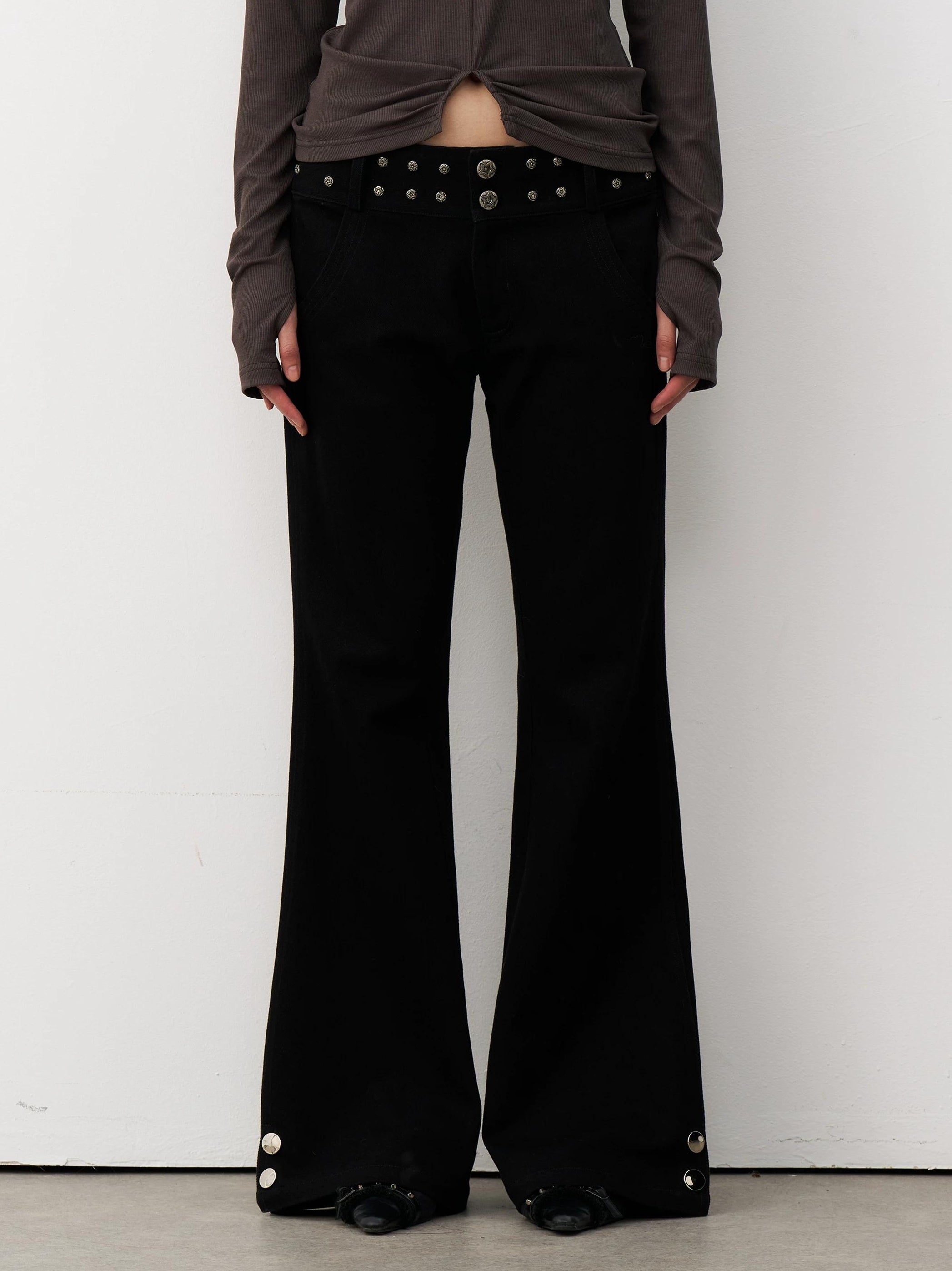 THELIGHT | DRAPED MICRO LAMA PANTS【ID:TN00116】