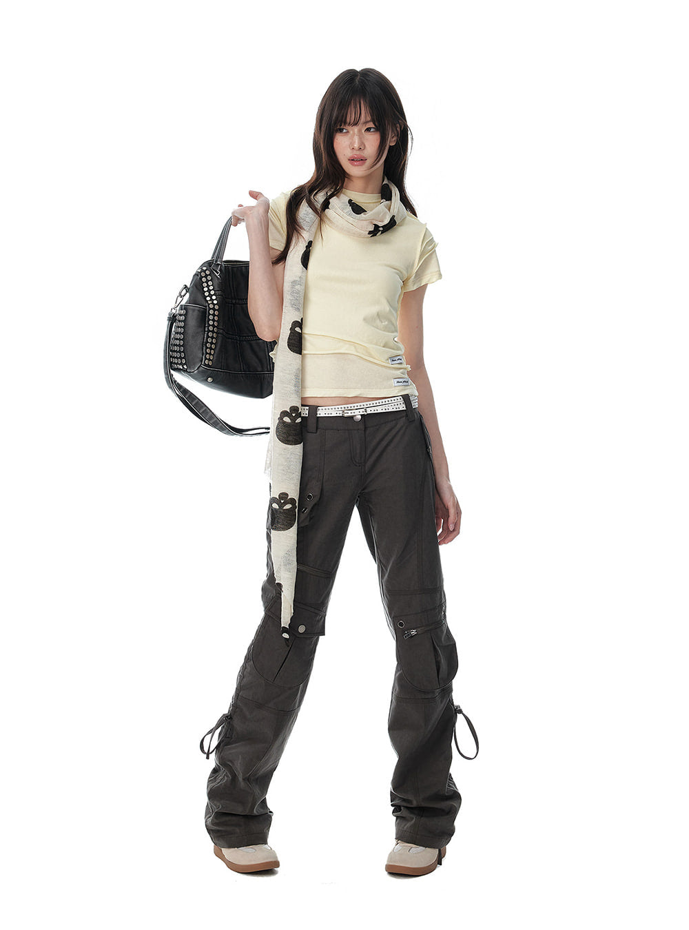 Back Zip Layer Slim Top (3color)