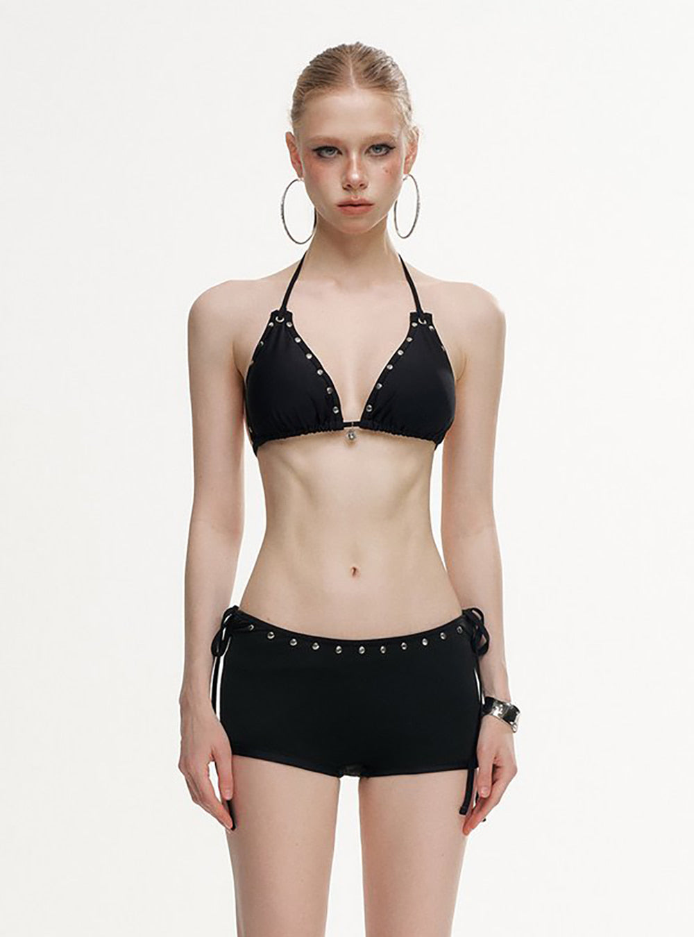 Midnight Rivet Bikini Set (2Piece)