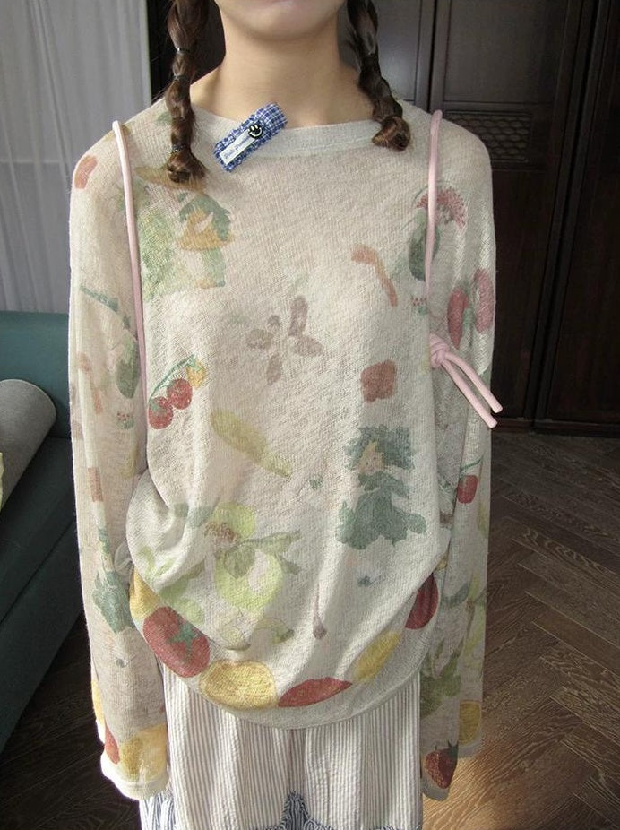 3months | KOREAN KNIT LONG SLEEVE TOP【ID:TN00046】