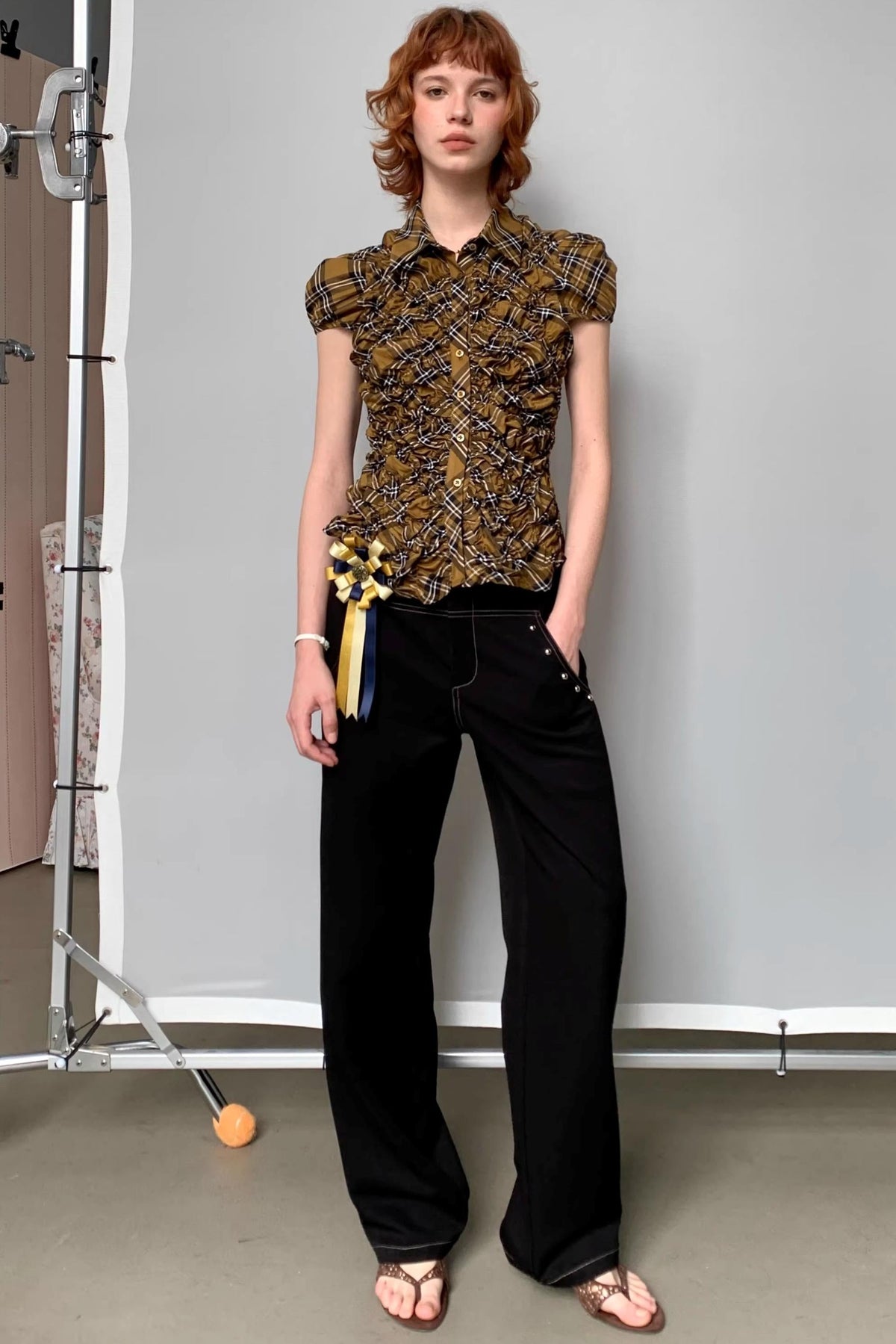 Black Studded Punk Pants