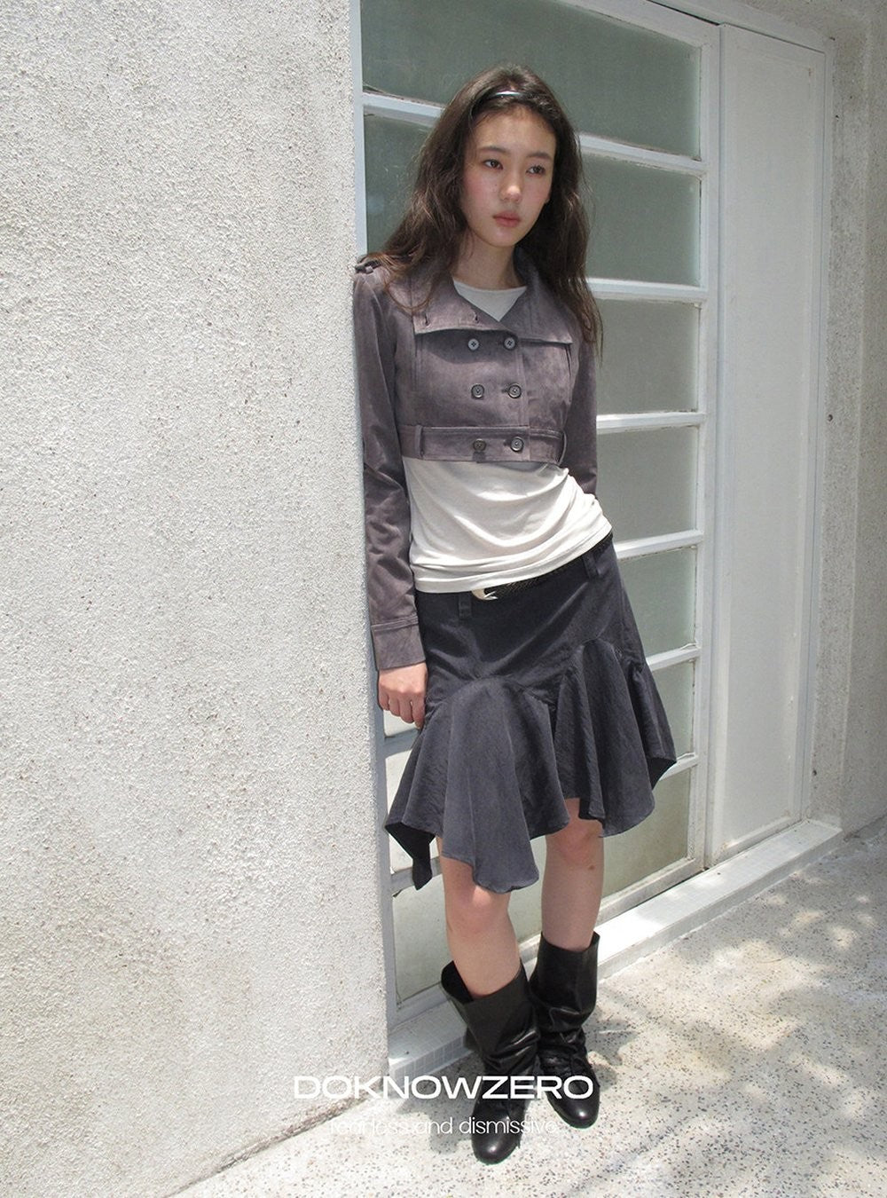 Asymmetry Flare Skirt