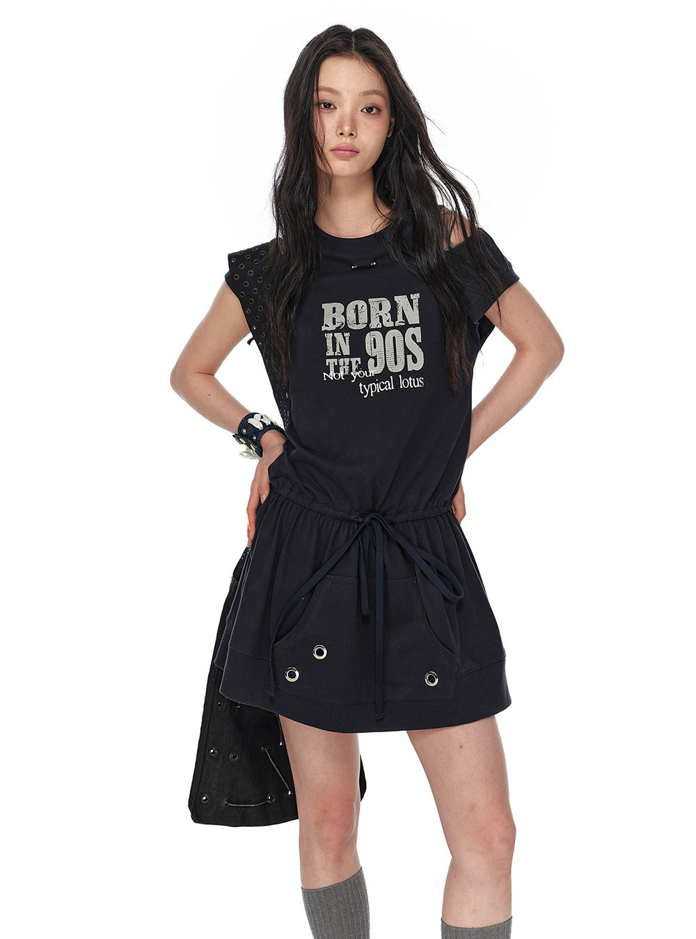 Born In 90s Accent Mini Dress