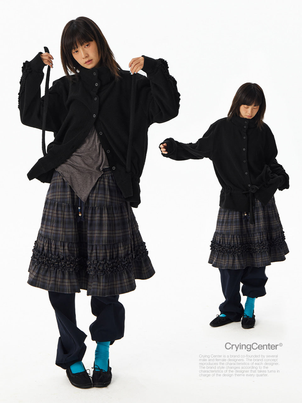 CryingCenter Waist String Cardigan