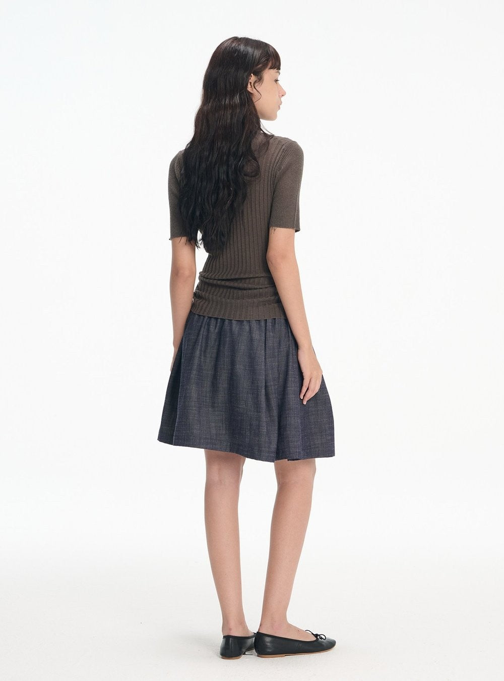 Gathered Volume Skirt
