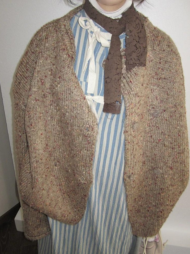 3months | VINTAGE KNIT CARDIGAN JACKET【ID:TN00033】