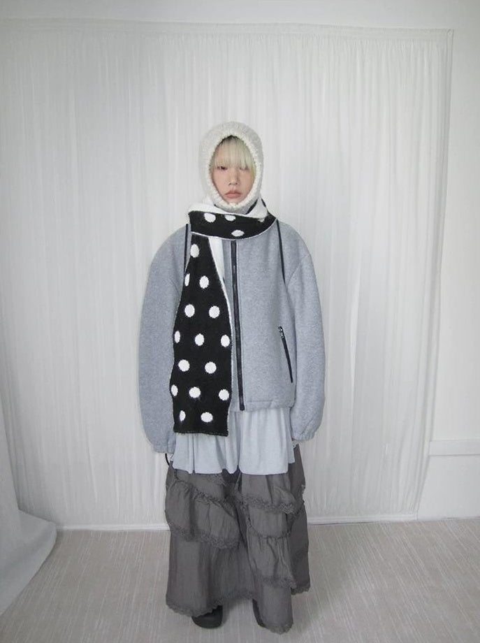 3months | NICHE DRAWSTRING PEPLUM JACKET【ID:TN00066】