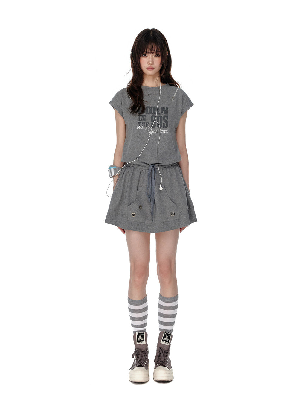Born In 90s Accent Mini Dress