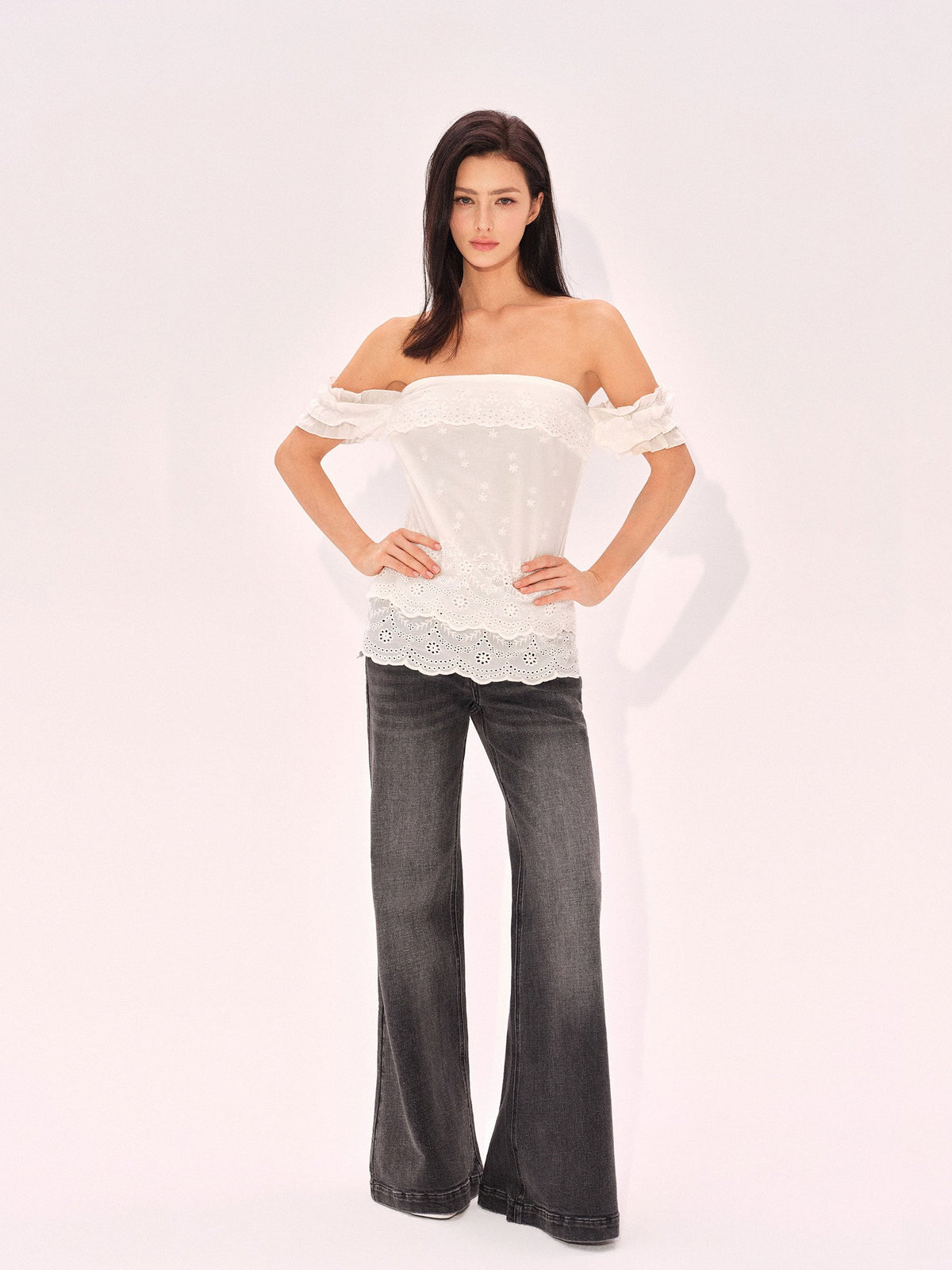 Echo Wash Straight Denim Pants