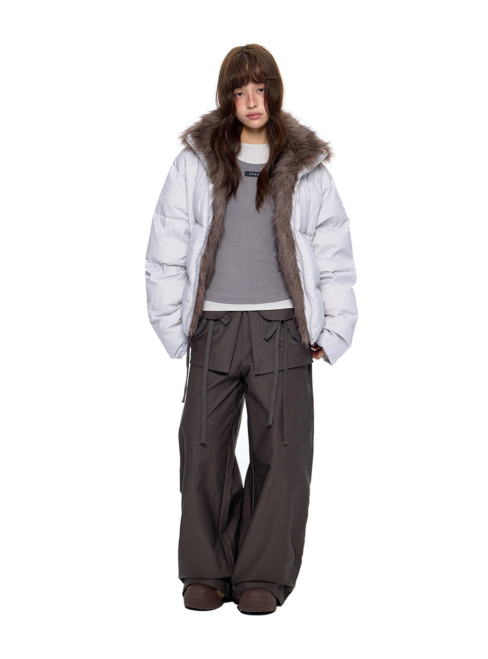 Soft Fur 90Down Puffer Jacket (2color)