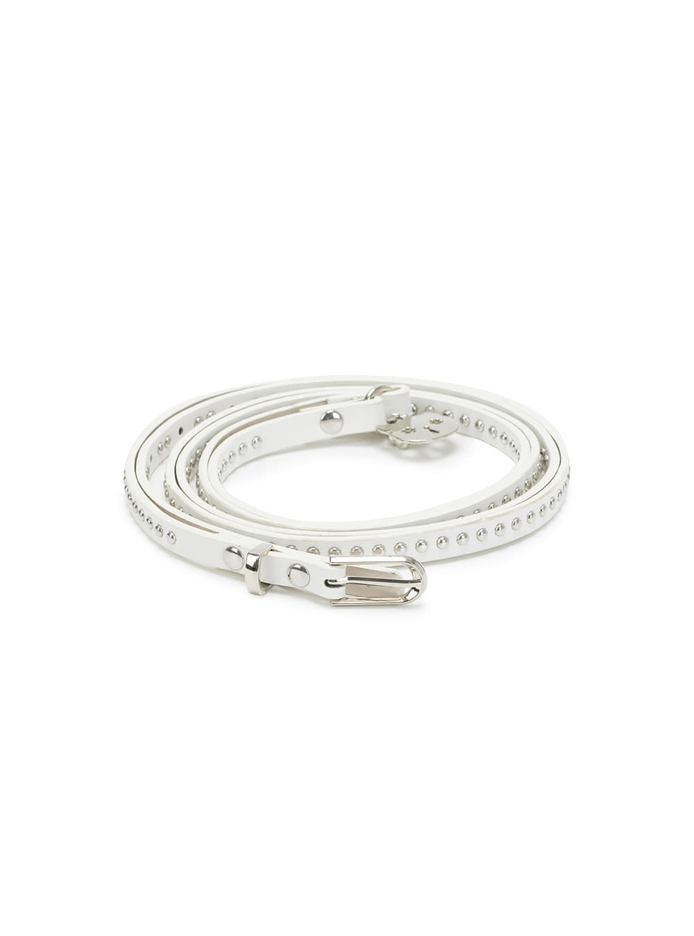Crystal Studded Slim Belt (3color)