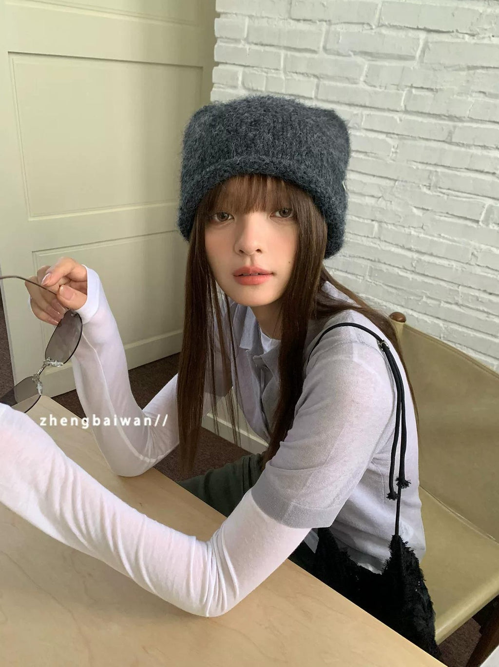 TRIA SELECT | FLUFFY CAT EARS WOOL CAP【ID:TN00085】
