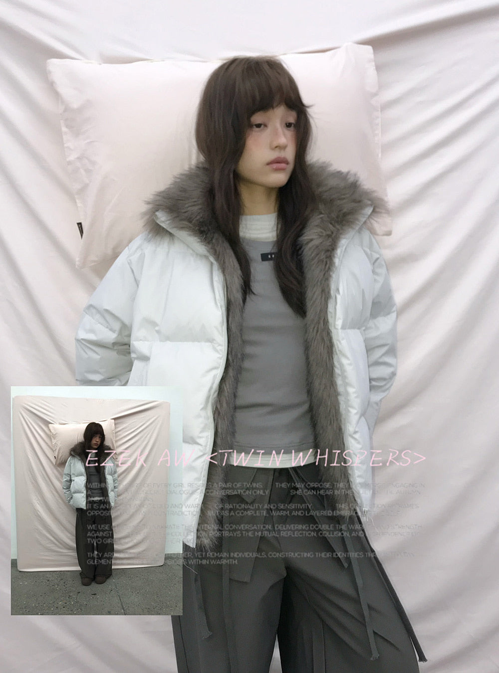 Soft Fur 90Down Puffer Jacket (2color)