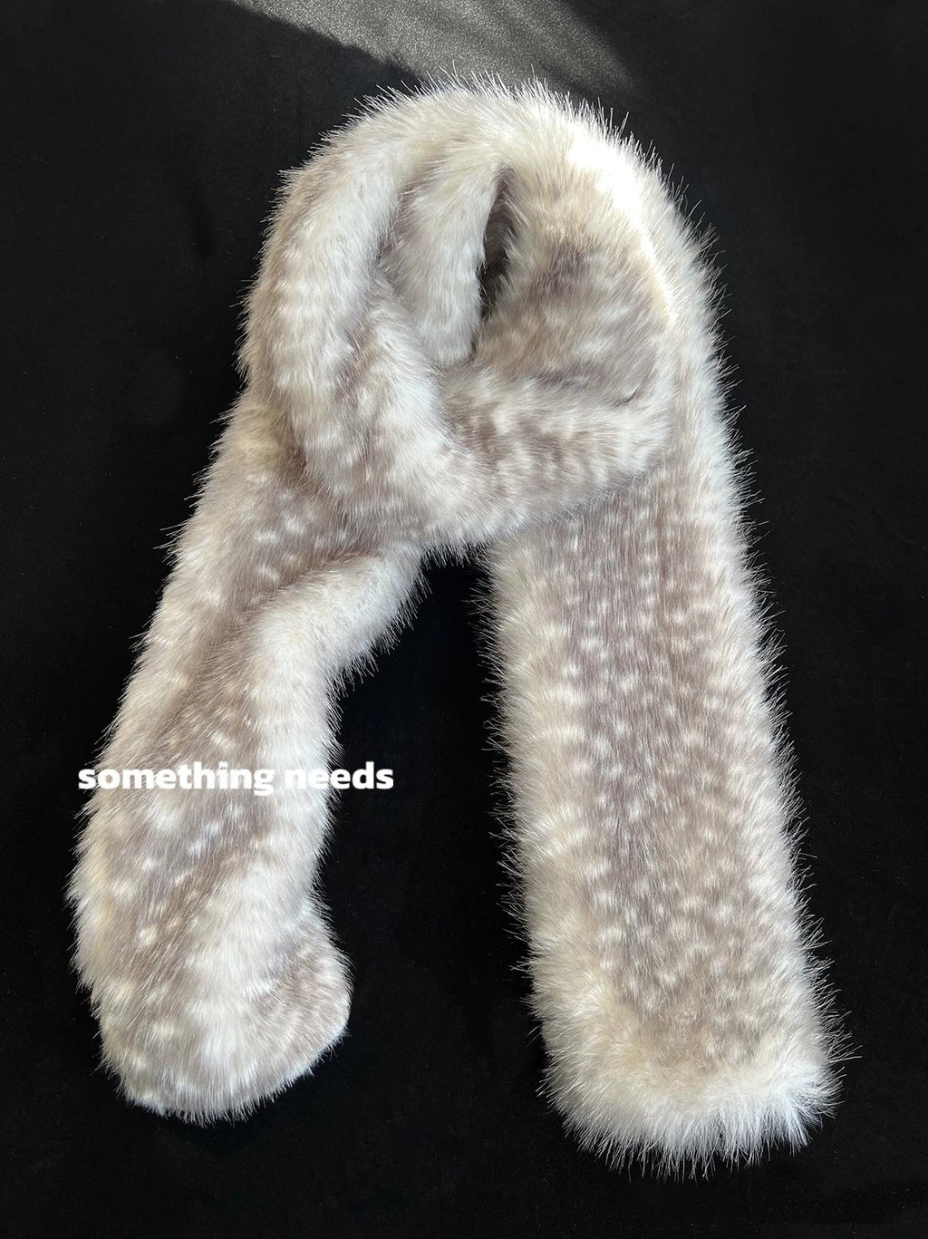 TRIA SELECT | TRENDY PLUSH SCARF WITH PATTERNS【ID:TN00078】