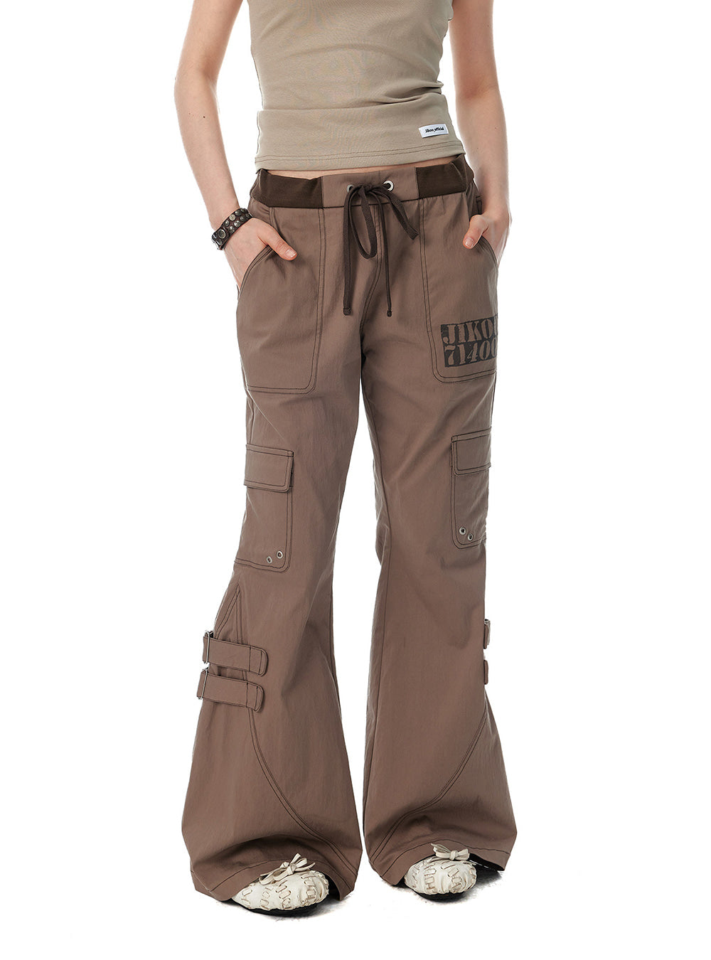 Utility Curve Cargo Flare Pants