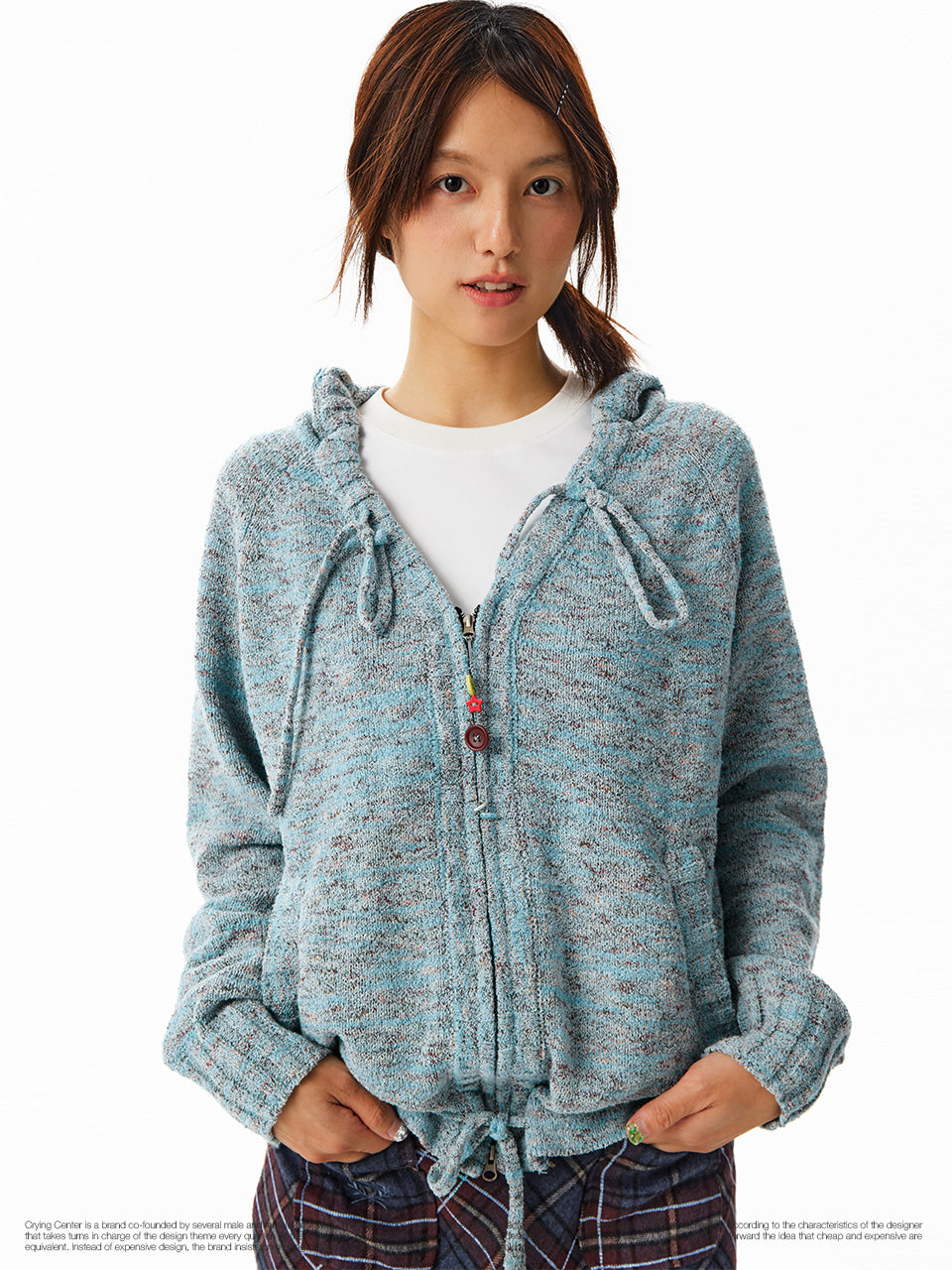CryingCenter Flower Knit Sweater