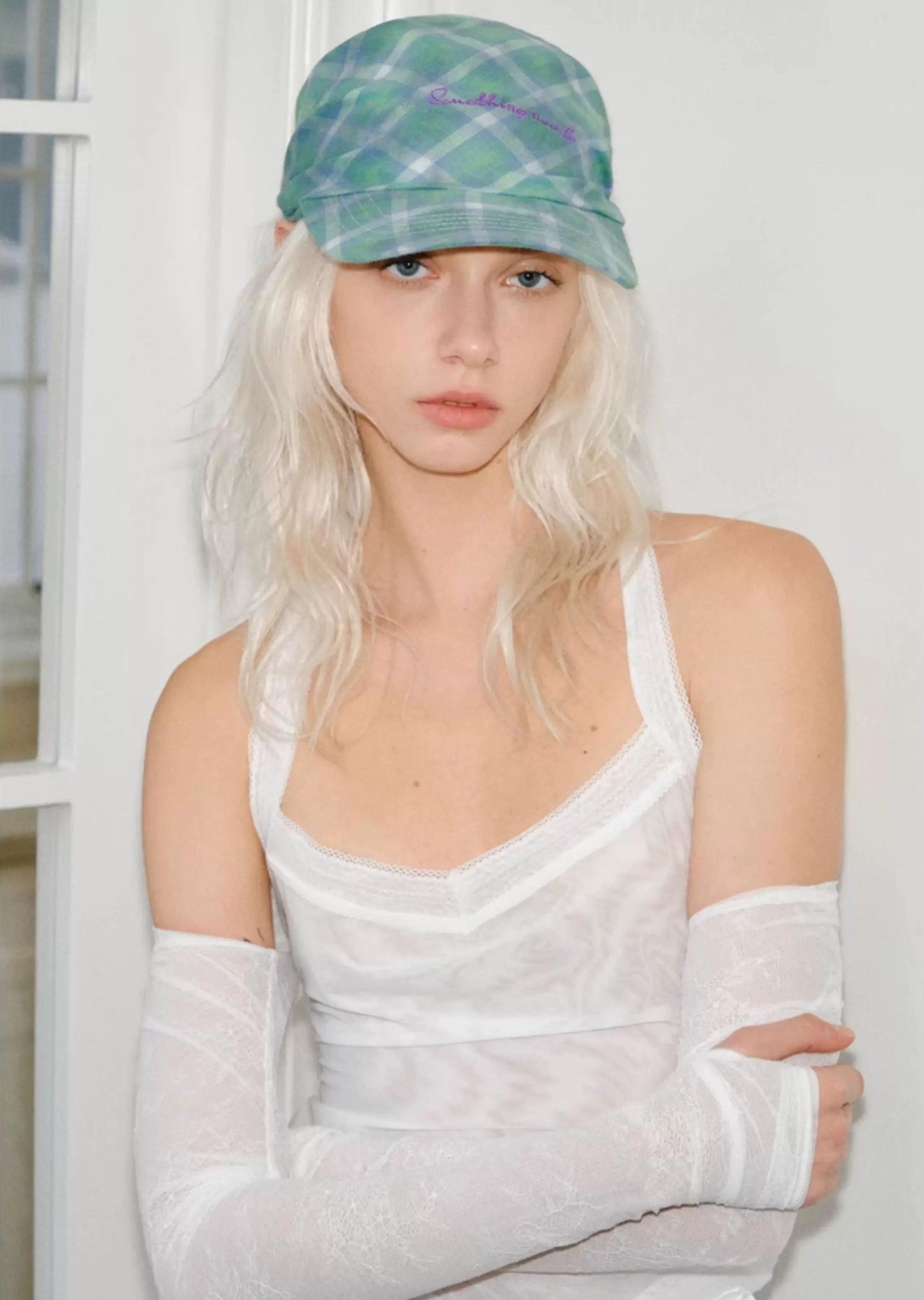 TRIA SELECT | RETRO PLAID BASEBALL CAP【ID:TN00077】