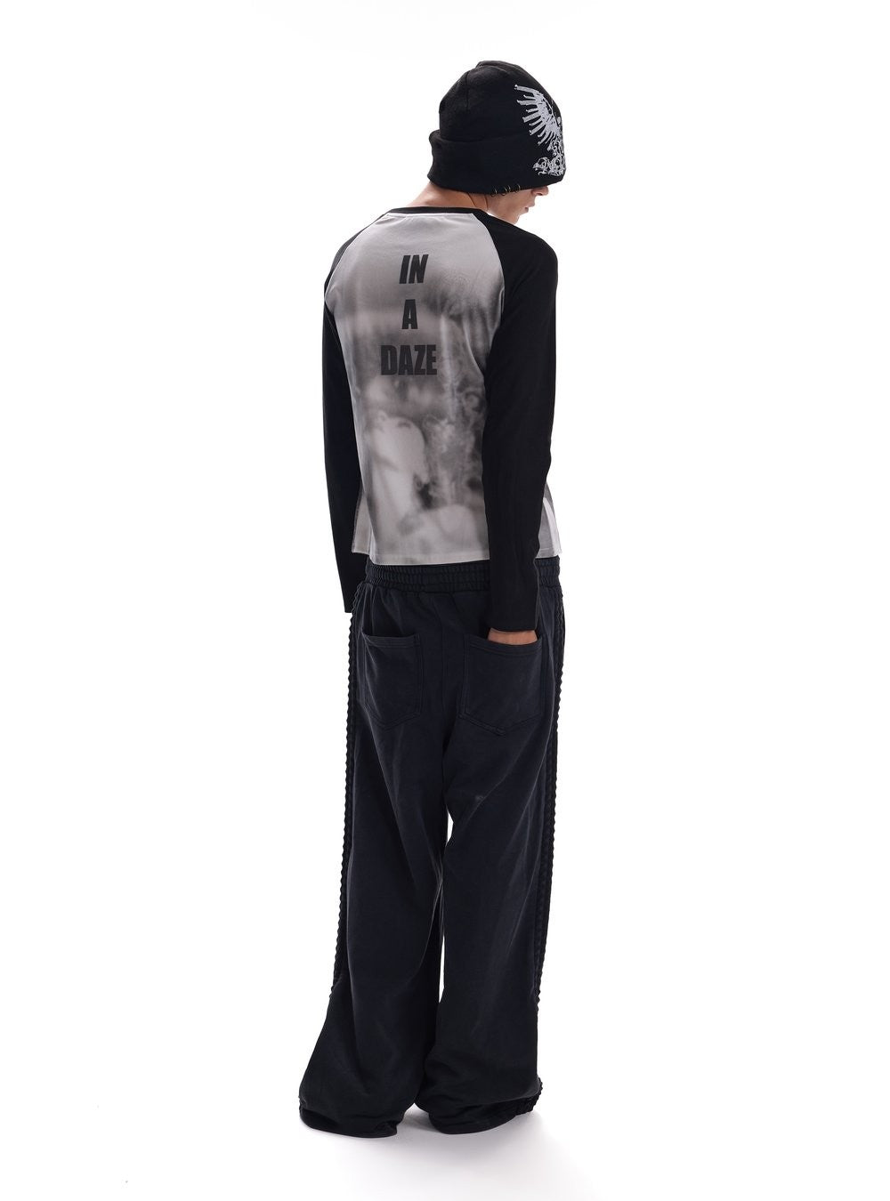Millennial Portrait Raglan Top