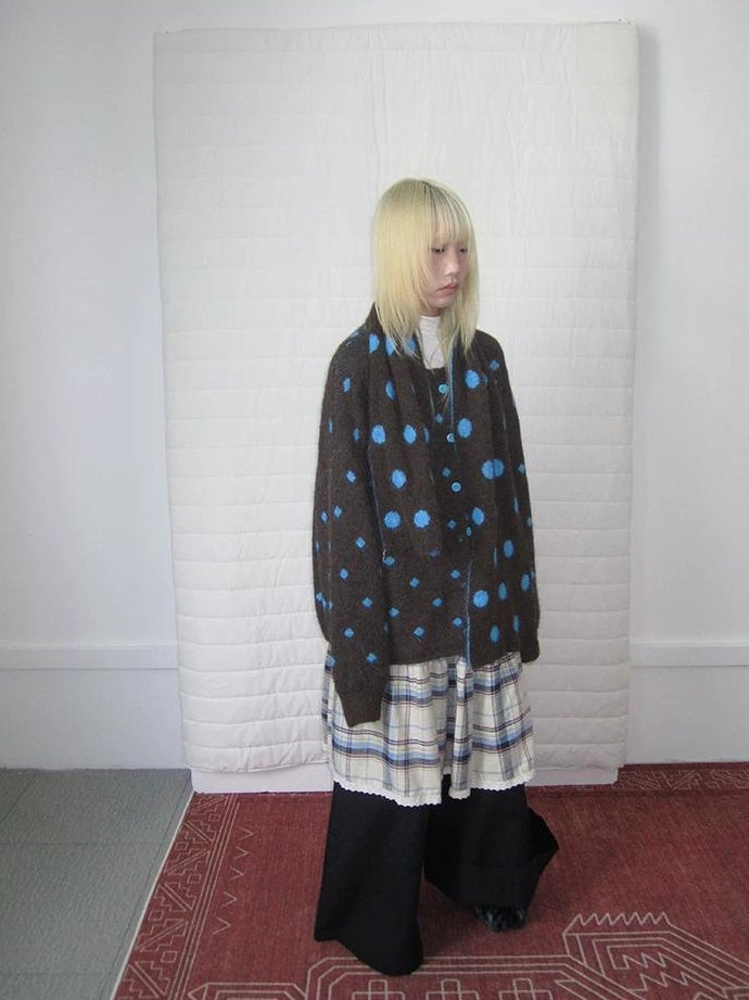 3months |  LOOSE KNITTED SWEATER JACKET【ID:TN00019】