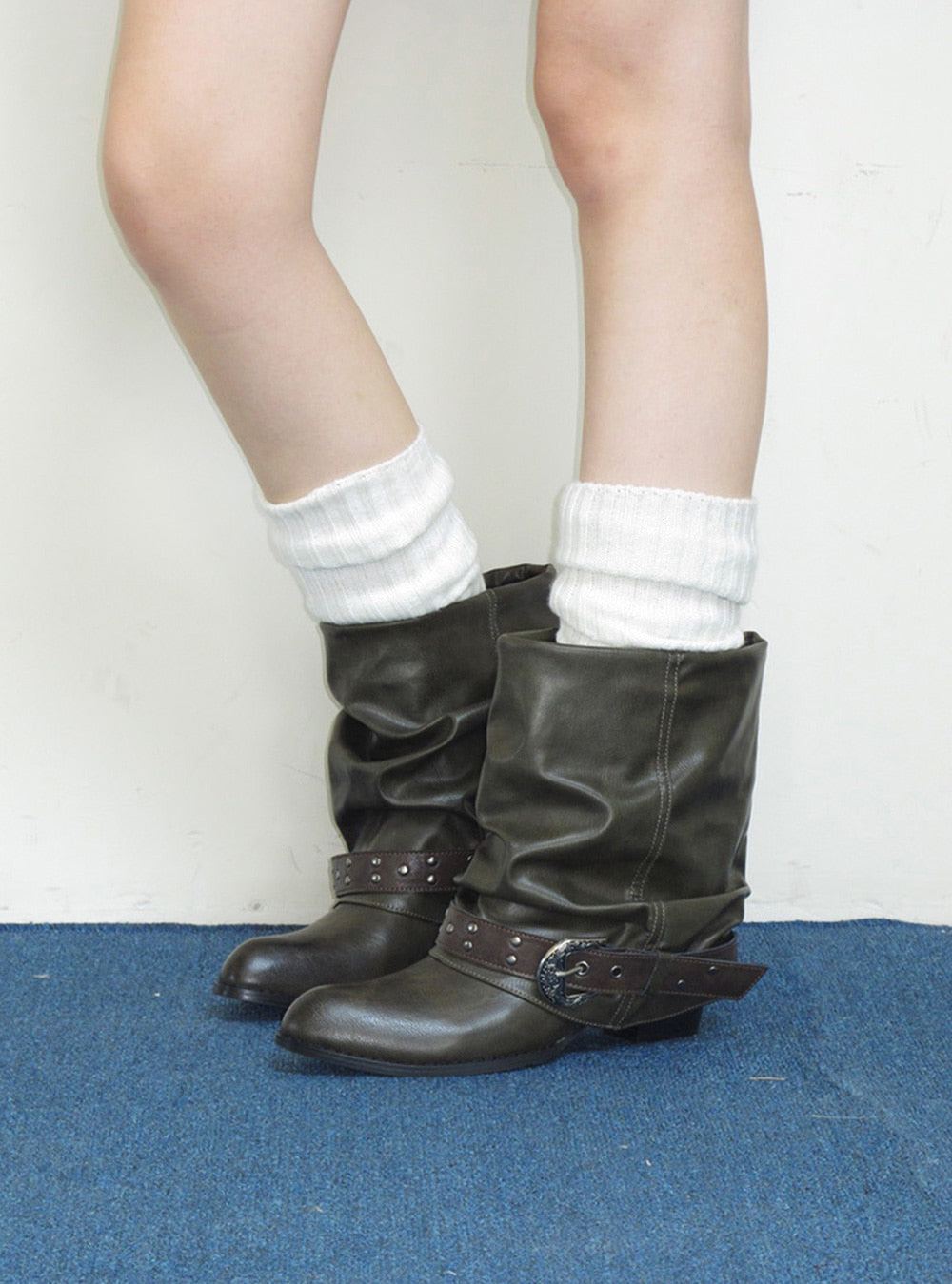 Savanna Drift Western Ankle Boots