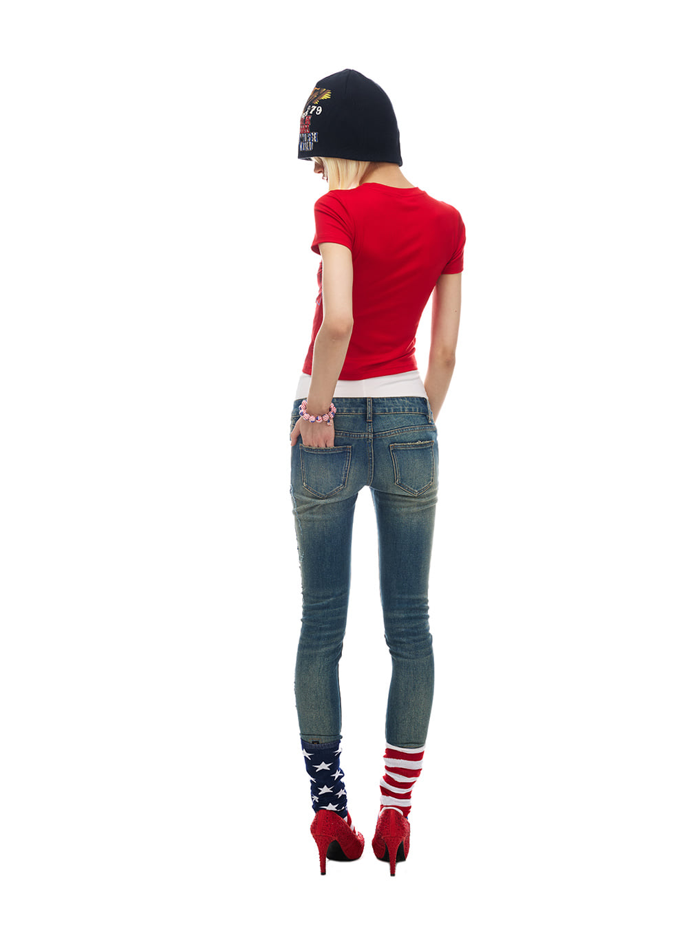 Oxy Label Graphic Slim Top