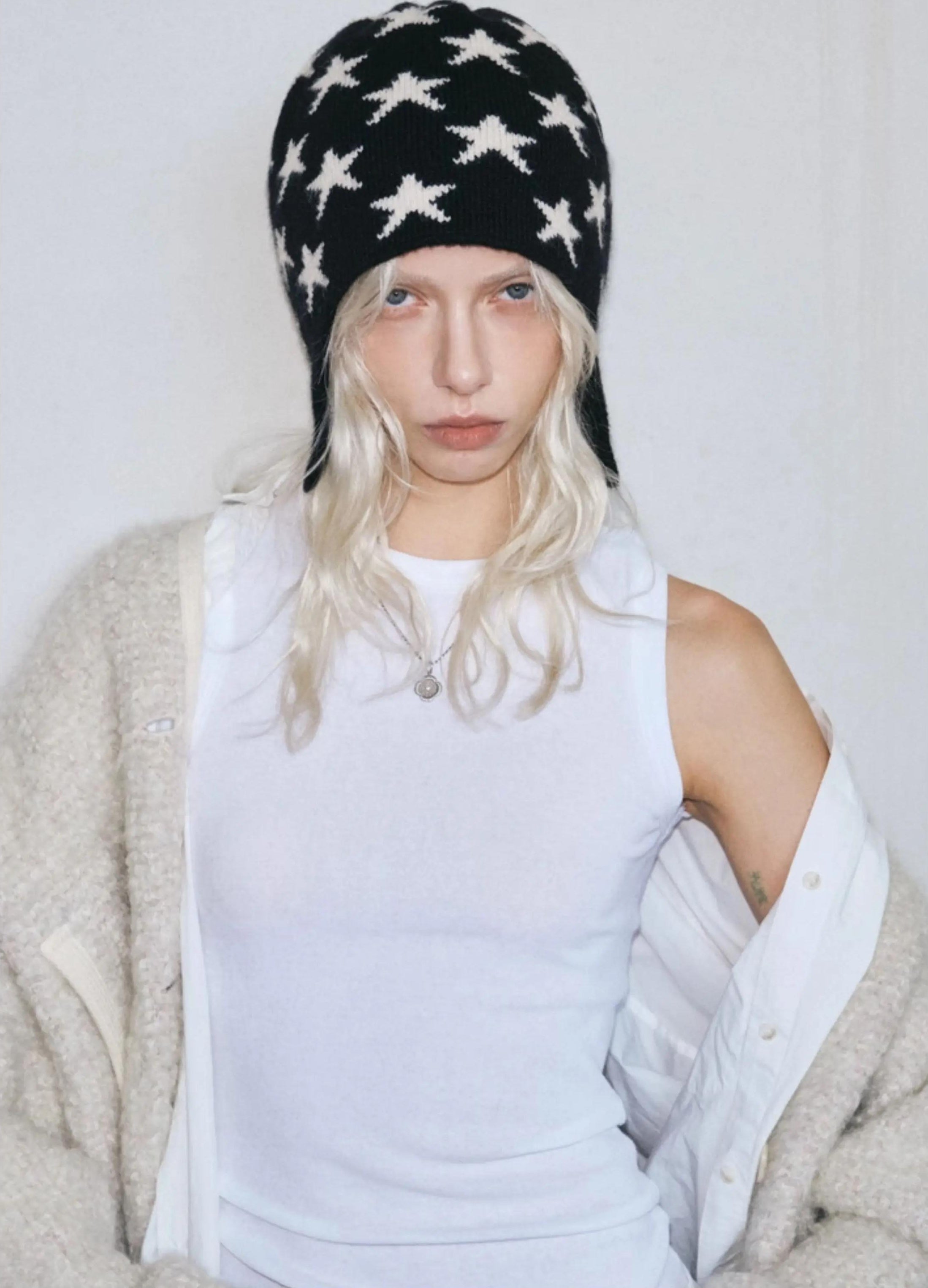 TRIA SELECT | RETRO KNIT EAR PROTECTION CAP【ID:TN00075】