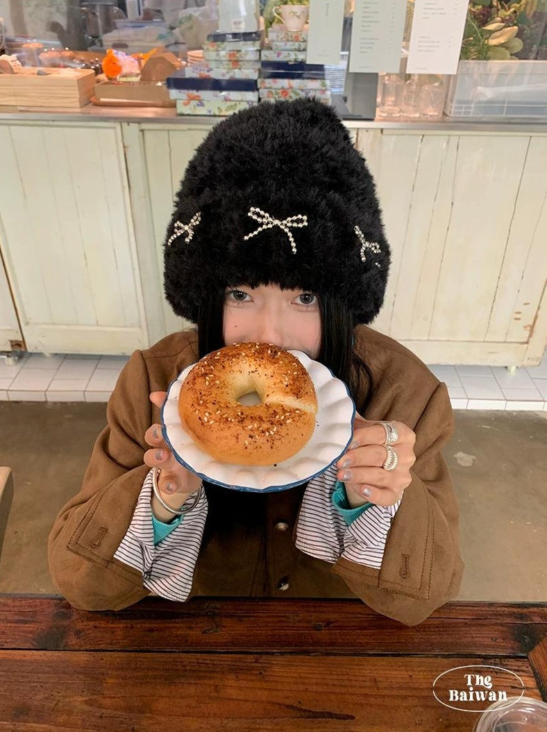 TRIA SELECT | WINTER PLUSH KNITTED HAT【ID:TN00081】