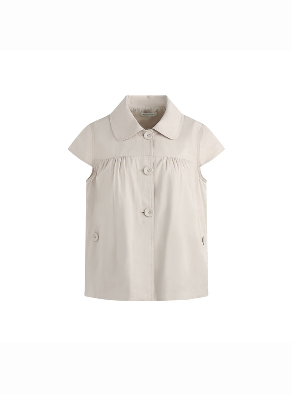 Petal Gather A-Line Shirt (2color)