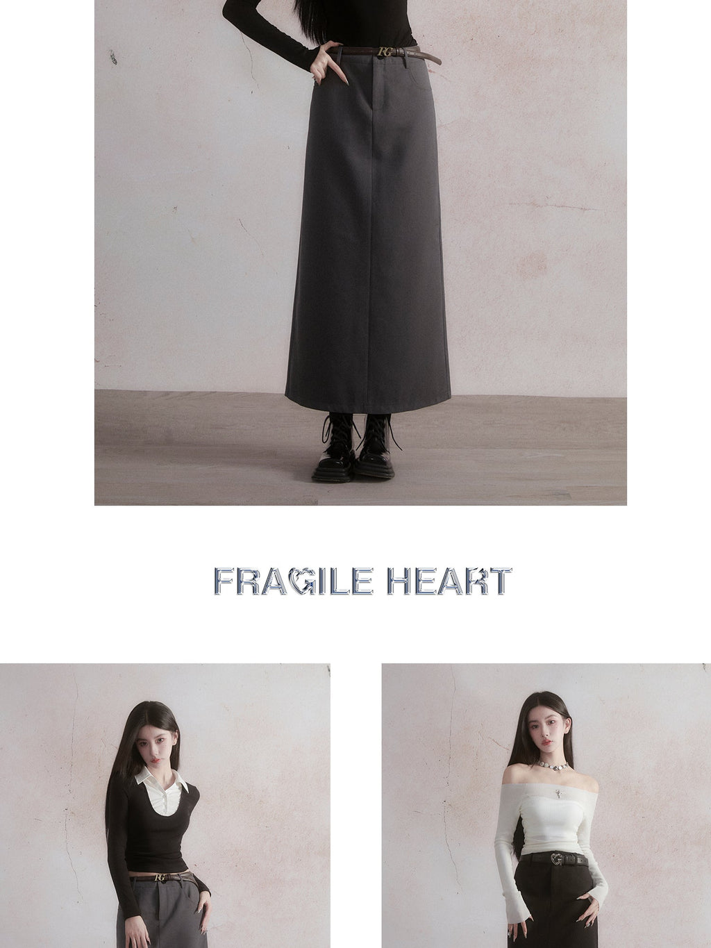 Straight Maxi Skirt With A Back Slit