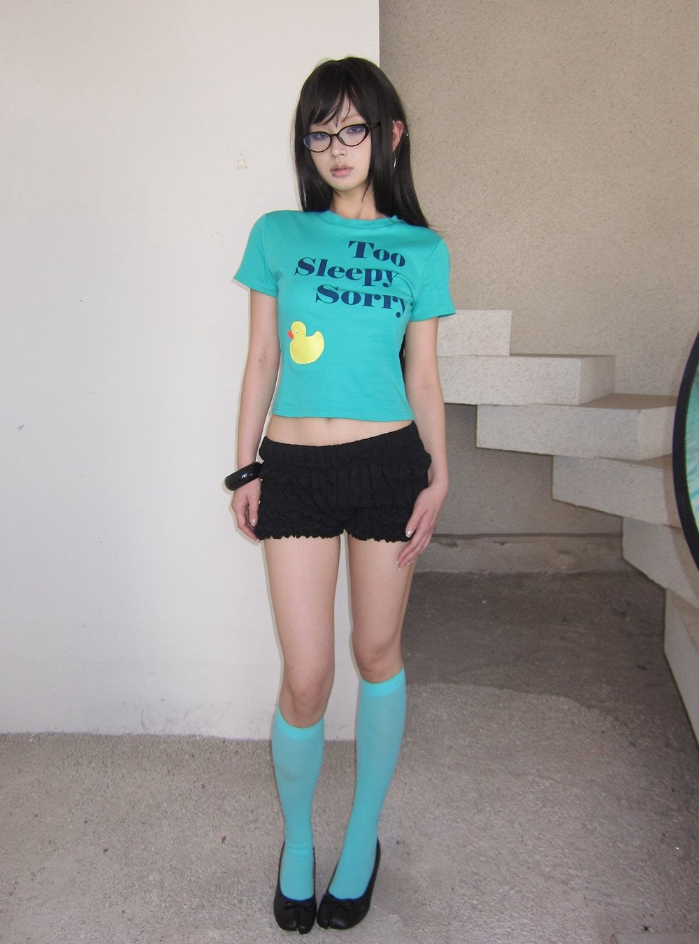 Lake Duck Print Top