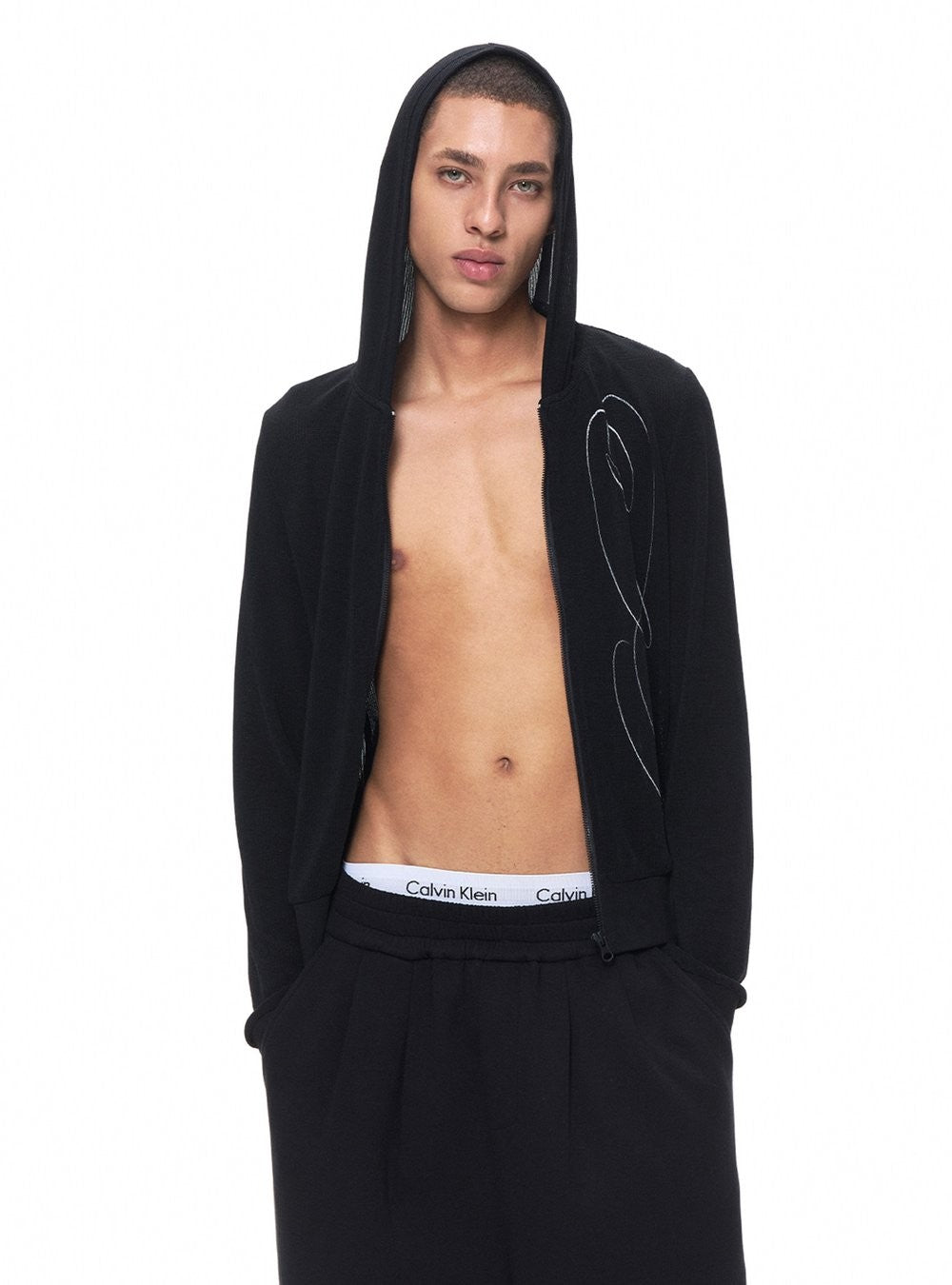 Lucky Dice Script Zip-Up Jacket