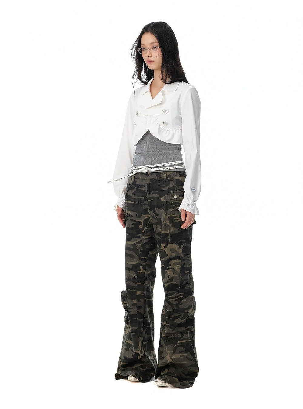 Streamline Cargo Flare Pants