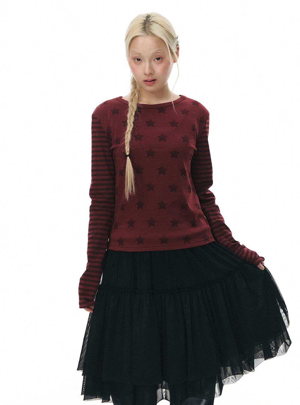 Star Crush Raglan Top (2color)
