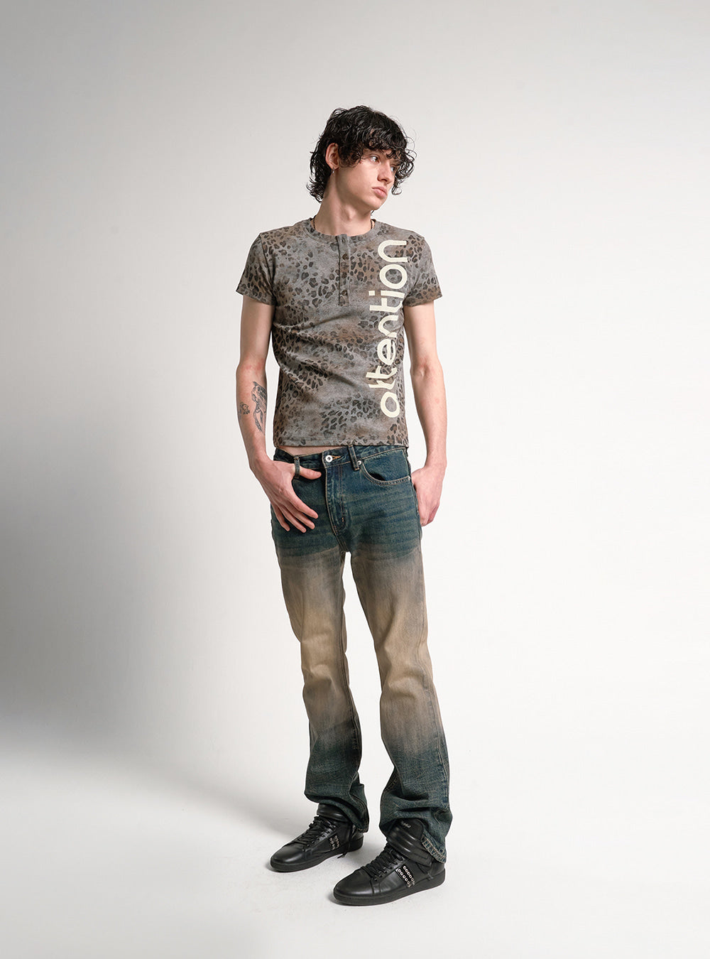 Ash Melt Gradient Denim