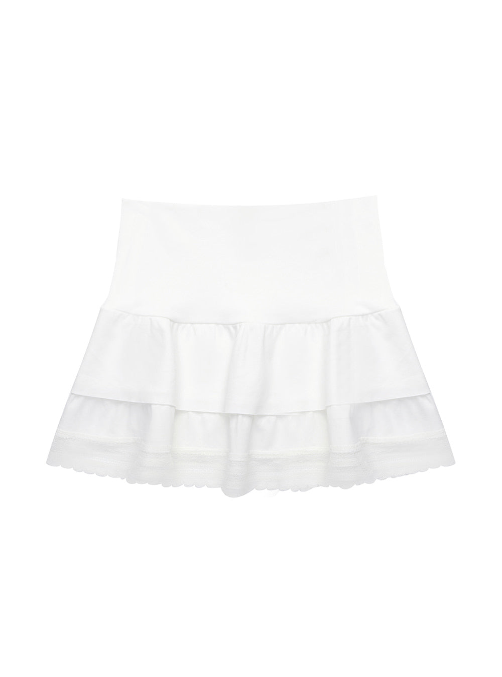 Ruffle Layered Mini Skirt (2color)